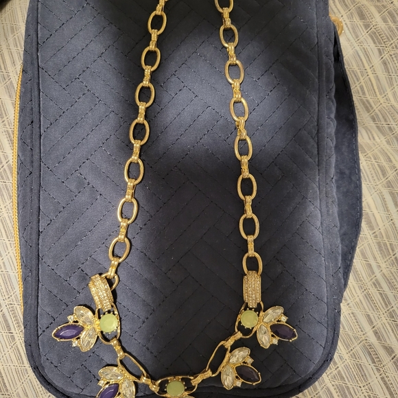 Gold bling and chain necklace - Picture 3 of 3